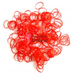 Elastice pentru codite de par, set 70 bucati MRT711 Rosii